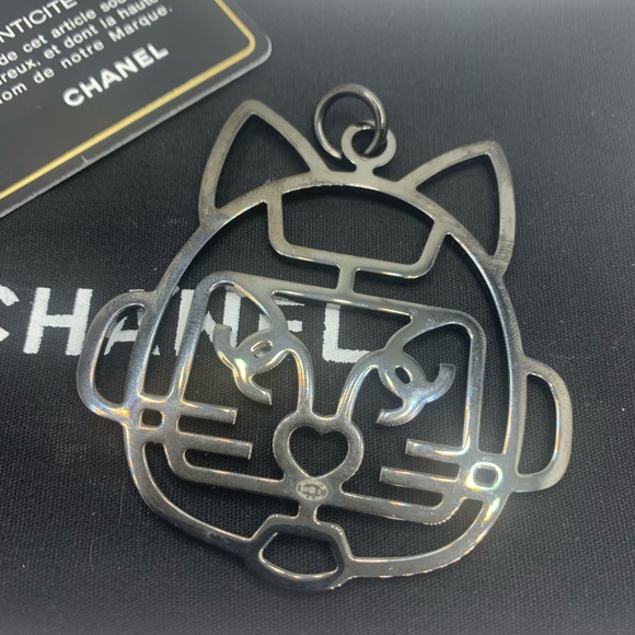 Authentic Chanel Cat Pendant with Authentication Card - Picture 10 of 17
